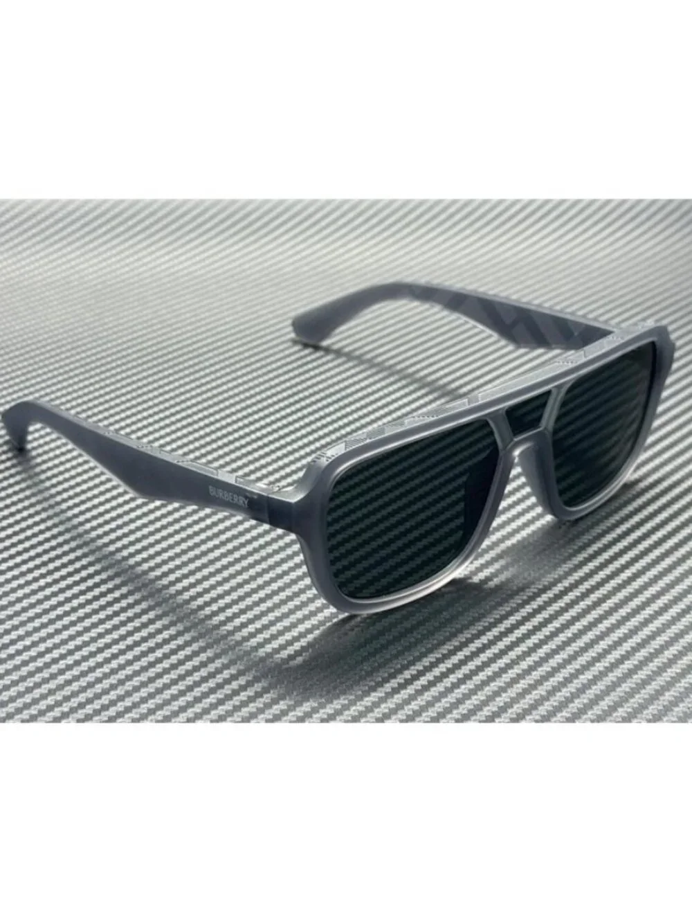 New Burberry Men Matte Grey Sunglasses -18-145